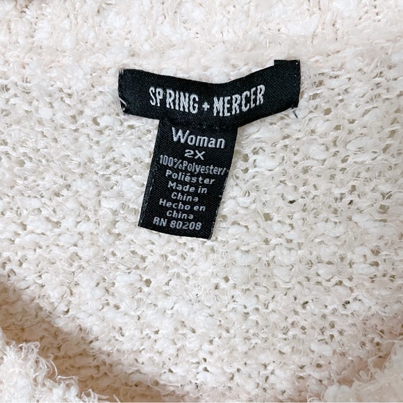 Spring + Mercer boucle knit sweater - Picture 5 of 6